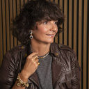 Podwójna pozłacana obrączka z kryształkami. PASSO DOBLE