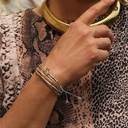 Pozłacany naszyjnik typu choker na łańcuszku tubogas. ITALO DISCO