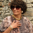 Pozłacany naszyjnik typu choker na łańcuszku tubogas. ITALO DISCO