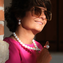 Krótki naszyjnik z białych szklanych pereł Majorka. BIAŁY BRZASK