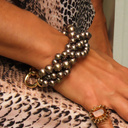 Pozłacany pierścionek z kryształem w tonie szampana. TOAST ZA DZIEŃ