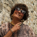 Pozłacany naszyjnik typu choker na łańcuszku tubogas. ITALO DISCO