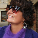 Srebrzone kolczyki koła z kryształkami w czerni i fiolecie. KOSMICZNA OTCHŁAŃ