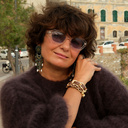 Złocone ornamentalne kolczyki z kryształami i perłami. PIZZO SANGALO