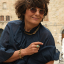 Pierścionek z turkusowym oczkiem w oprawie z łańcuszków. LAURA