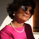 Kolczyki z kryształkiem i szklaną perłą Majorka. KROPLE ROSY