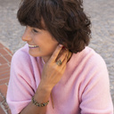 Pierścionek z modliszką wysadzany kamieniami. WŚRÓD GAŁĄZEK