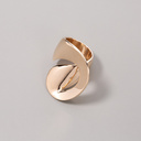 Pozłacany pierścionek w formie znaku nieskończoności. INFINITI