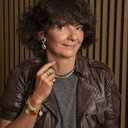 Podwójna pozłacana obrączka z kryształkami. PASSO DOBLE