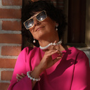 Krótki naszyjnik z białych szklanych pereł Majorka. BIAŁY BRZASK