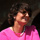 Krótki naszyjnik ze szklanych pereł Majorka i łańcucha. DWA BIEGUNY