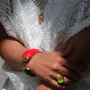 Pozłacany wisiorek z zawieszką z głową pantery z cyrkoniami. DZIKIE MALEŃSTWO