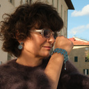 Bransoletka z modułów w delikatnym błękicie z kryształkami. GIRO IN GONDOLA