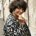 Kolczyki wiszące wkrętki koła z półksiężyców z perłą. SŁODKA NOC