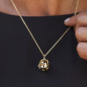 MY GLOBE. Short pendant