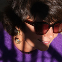 Złocone kolczyki koła z białym, morskim i szarymii kryształami. DROGA WENUS