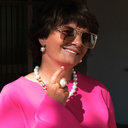 Krótki naszyjnik ze szklanych pereł i złoconego łańcucha. LATO W ŚRODKU ZIMY