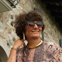 Pozłacany naszyjnik typu choker na łańcuszku tubogas. ITALO DISCO