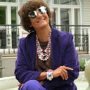 Pięciorzędowy naszyjnik z kolorowych krążków z żywicy. LATO POD PALMAMI