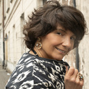 Kolczyki wiszące wkrętki koła z półksiężyców z perłą. SŁODKA NOC