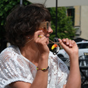 Pozłacana bransoletka z głowami tukanów z cyrkoniami. DZIÓBEK W DZIÓBEK