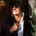 Kolczyki z rozetą i kwiatkami z kryształami w kolorze błękitu. PROSECCO VENETO