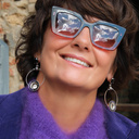 Srebrzone kolczyki koła z kryształkami w czerni i fiolecie. KOSMICZNA OTCHŁAŃ