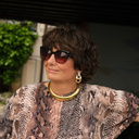 Pozłacany naszyjnik typu choker na łańcuszku tubogas. ITALO DISCO