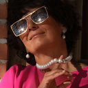 Krótki naszyjnik z białych szklanych pereł Majorka. BIAŁY BRZASK