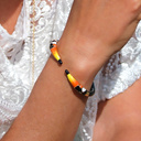 Pozłacana bransoletka z głowami tukanów z cyrkoniami. TOKI TUKANÓW