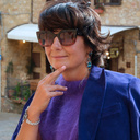 Bransoleta w srebrze z białymi i niebieskimi kryształkami. JESTEM NIEZALEŻNA 