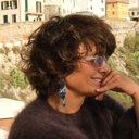 Kolczyki rozety z kobaltowych kryształów i kropli. LUNA SUL CANALE