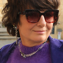 Posrebrzany naszyjnik na łańcuchach z kryształkami. ZAPĘTLONY CZAS