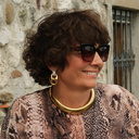 Pozłacane kolczyki z ogniw zdobione cyrkoniami. CZAR LAT 80-TYCH